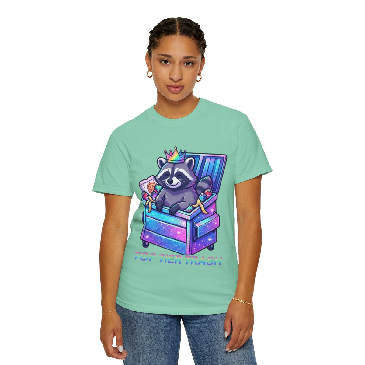 Color: Island Reef | Top Tier Trash Unisex Garment-Dyed Tee