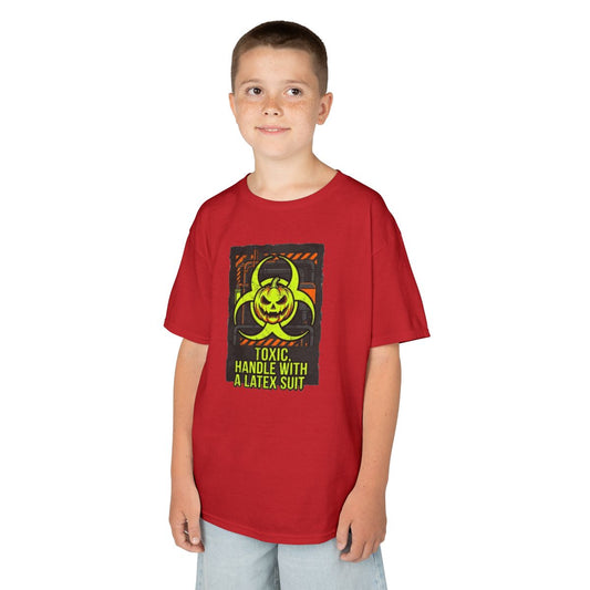 Color: Red | Toxic handle With Latex Kids Tee