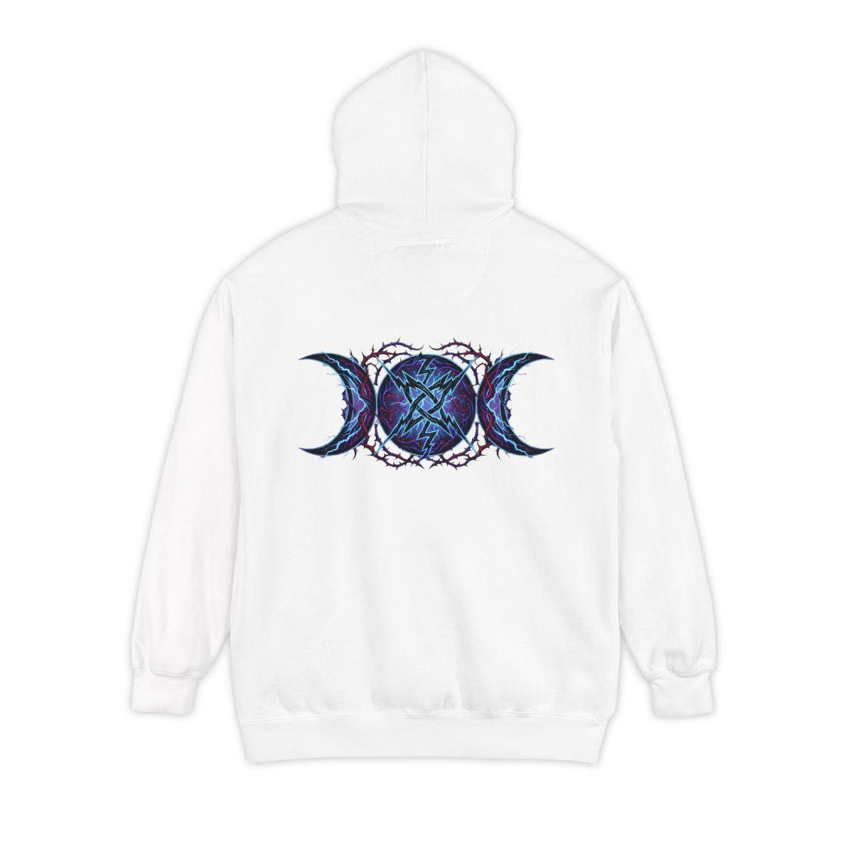 Color: White | Triple Goddess Tempest Garment-Dyed Hoodie