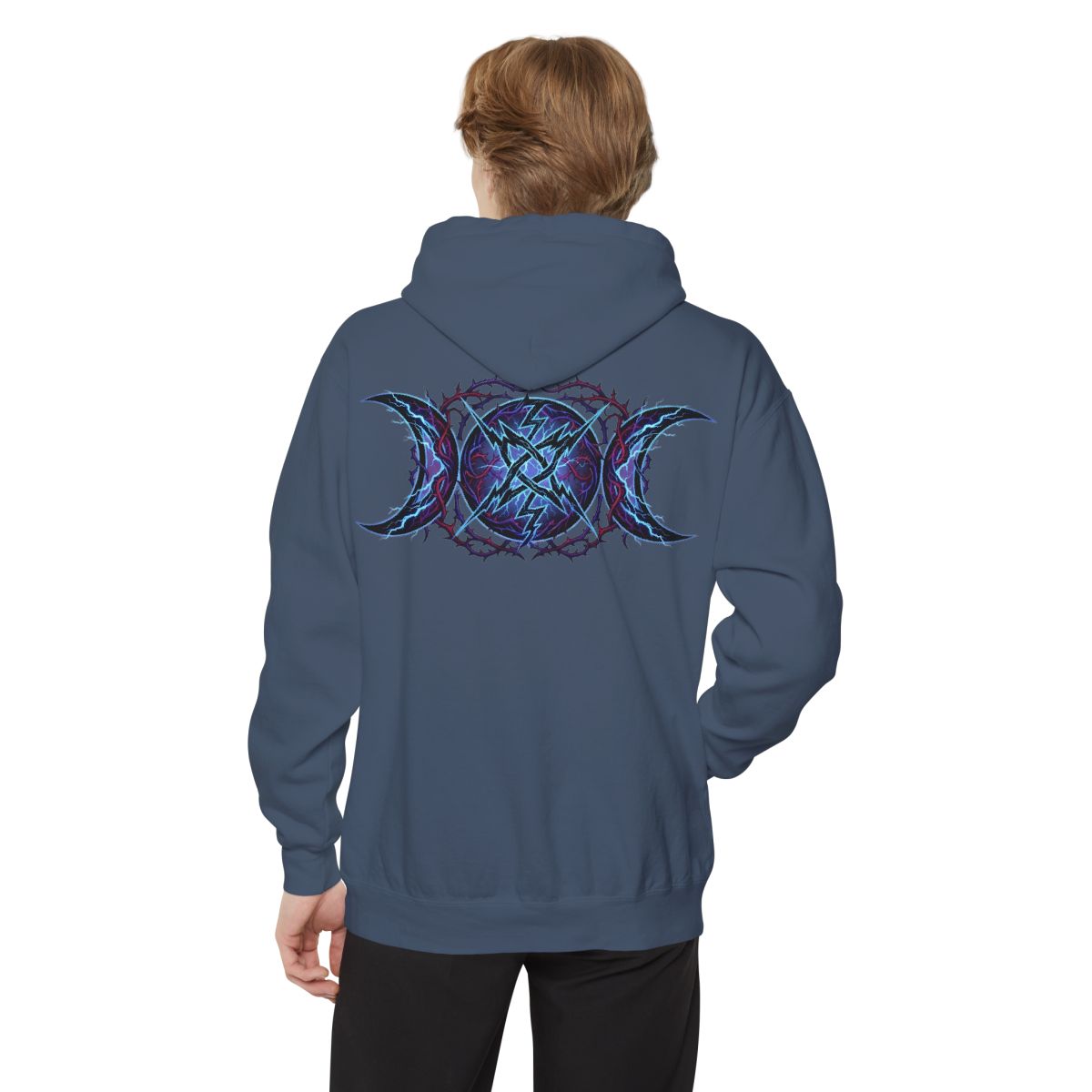 Color: Denim | Triple Goddess Tempest Garment-Dyed Hoodie