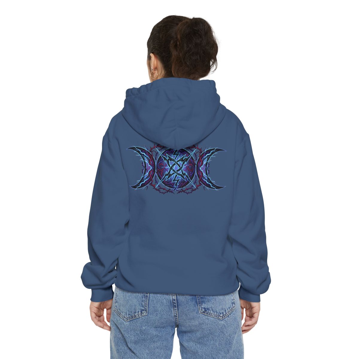 Color: True Navy | Triple Goddess Tempest Garment-Dyed Hoodie