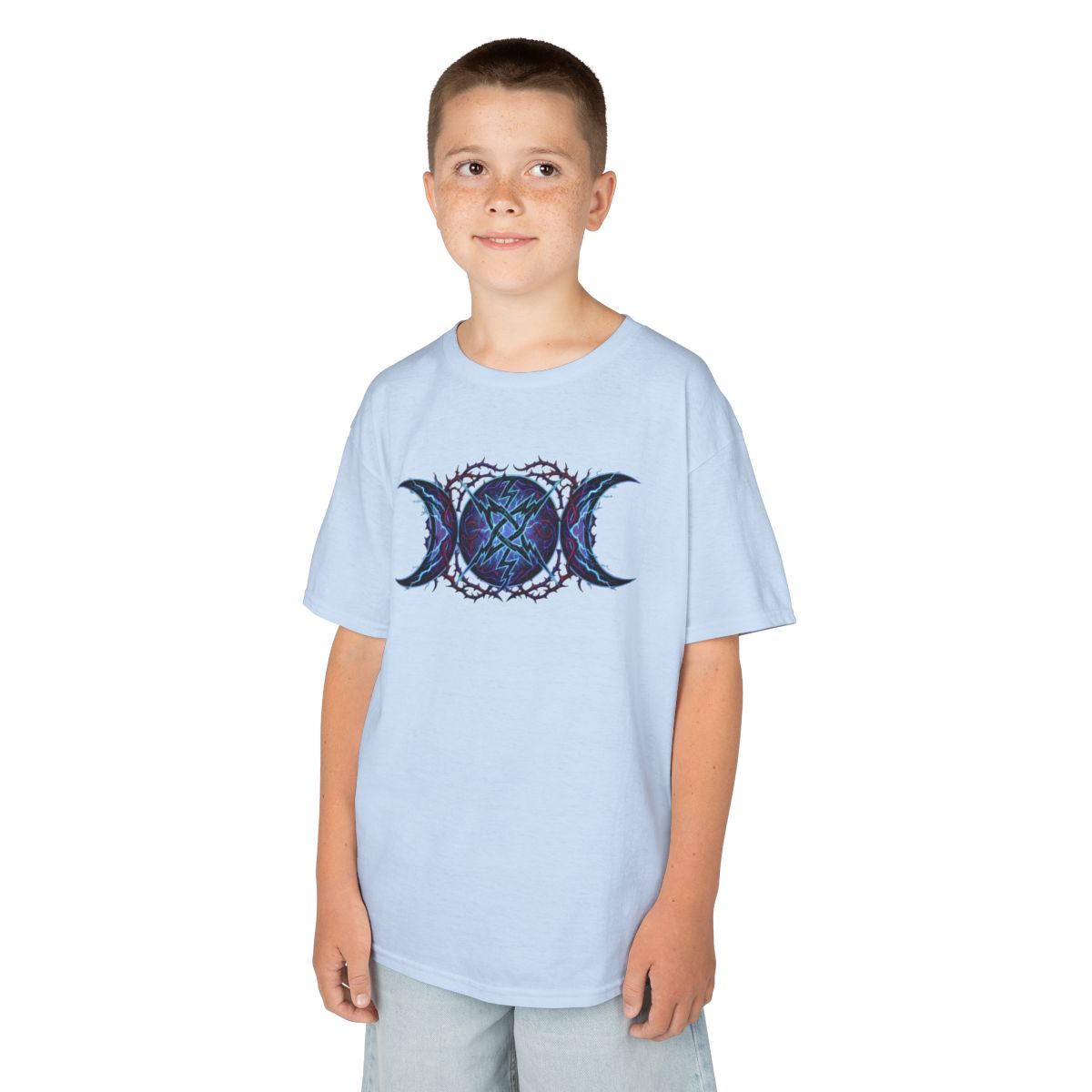 Color: Light Blue | Triple Goddess Tempest Kids Tee