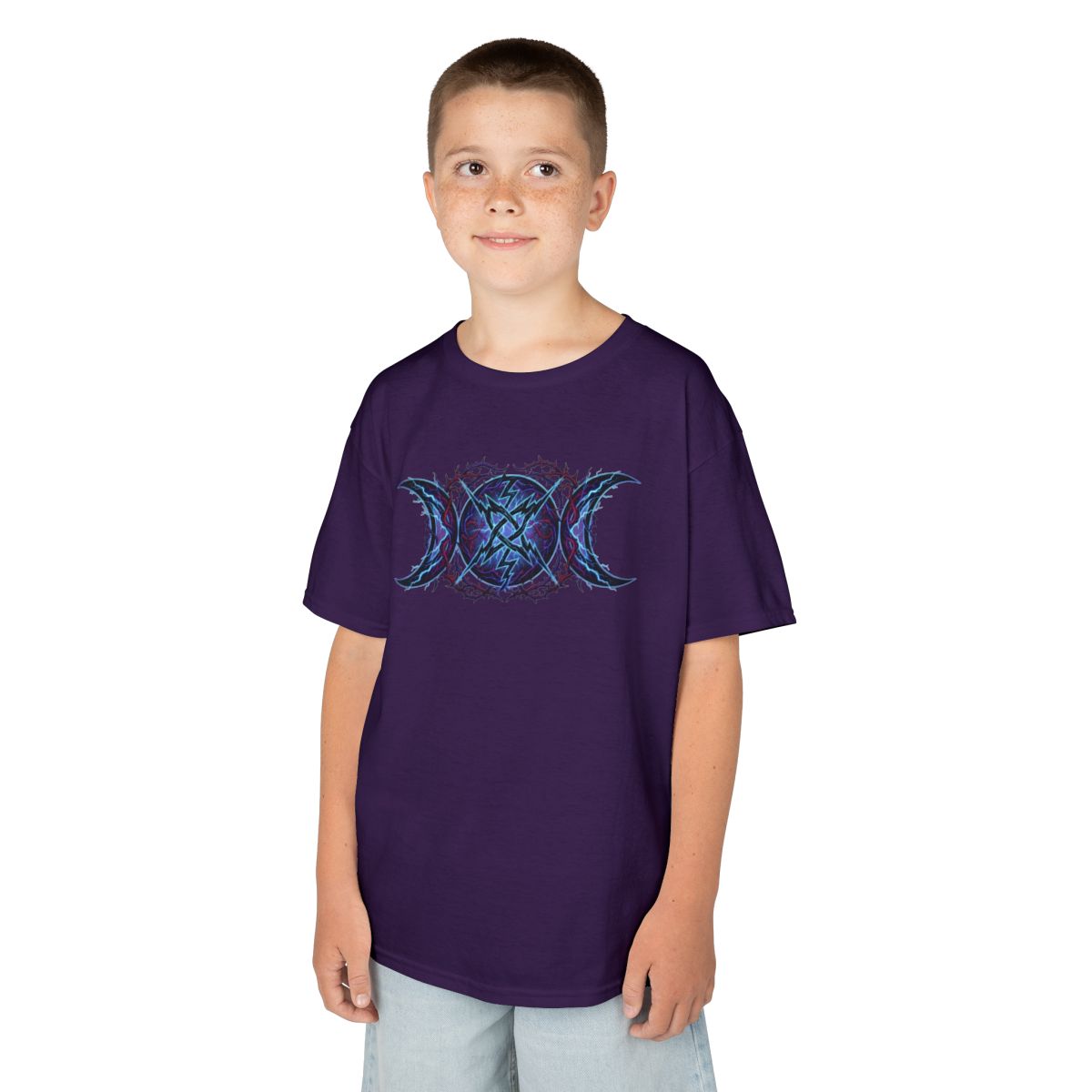 Color: Purple | Triple Goddess Tempest Kids Tee