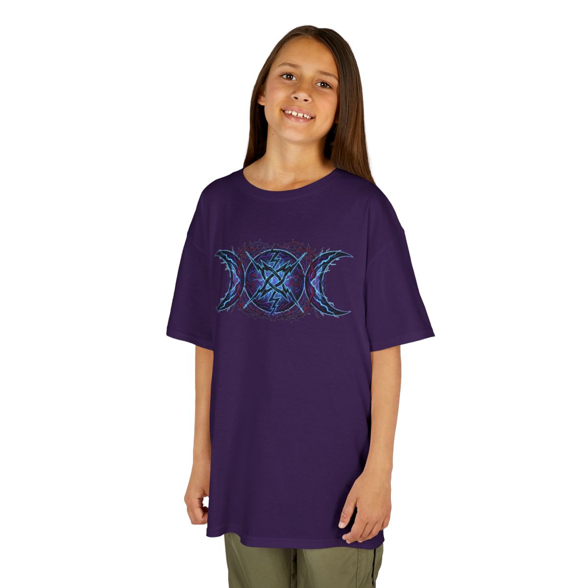 Color: Purple | Triple Goddess Tempest Kids Tee