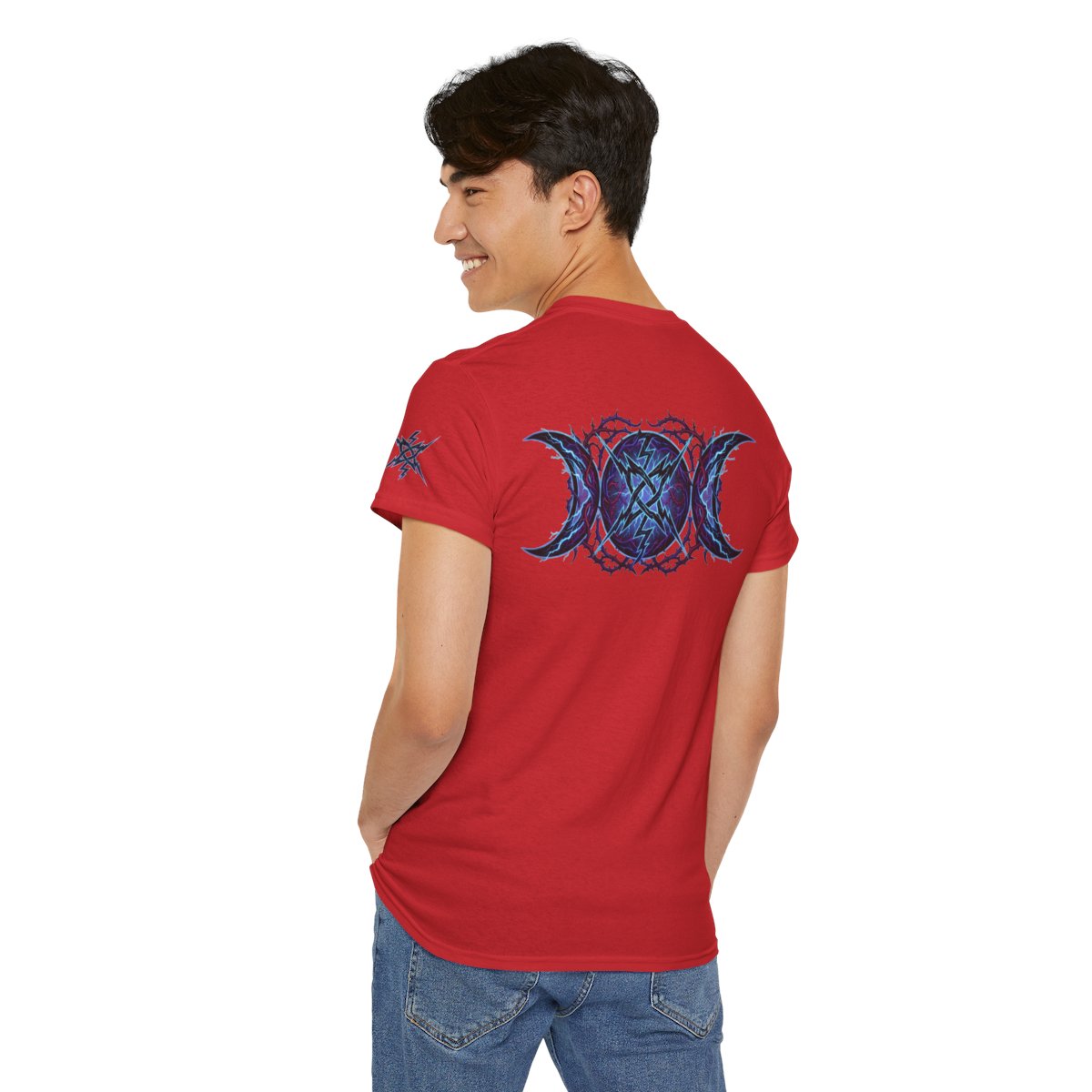 Color: Red | Triple Goddess Tempest Premium Graphic Tee