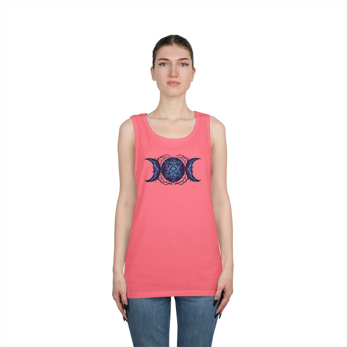 Color: Safety Pink | Triple Goddess Tempest Tank Top