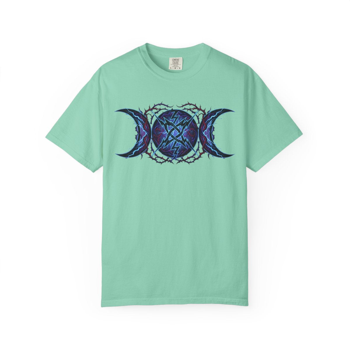 Color: Island Reef | Triple Goddess Tempest Unisex Garment-Dyed Tee
