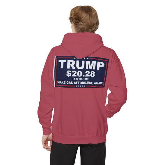Color: Crimson | Trump $20.28 Garment-Dyed Hoodie