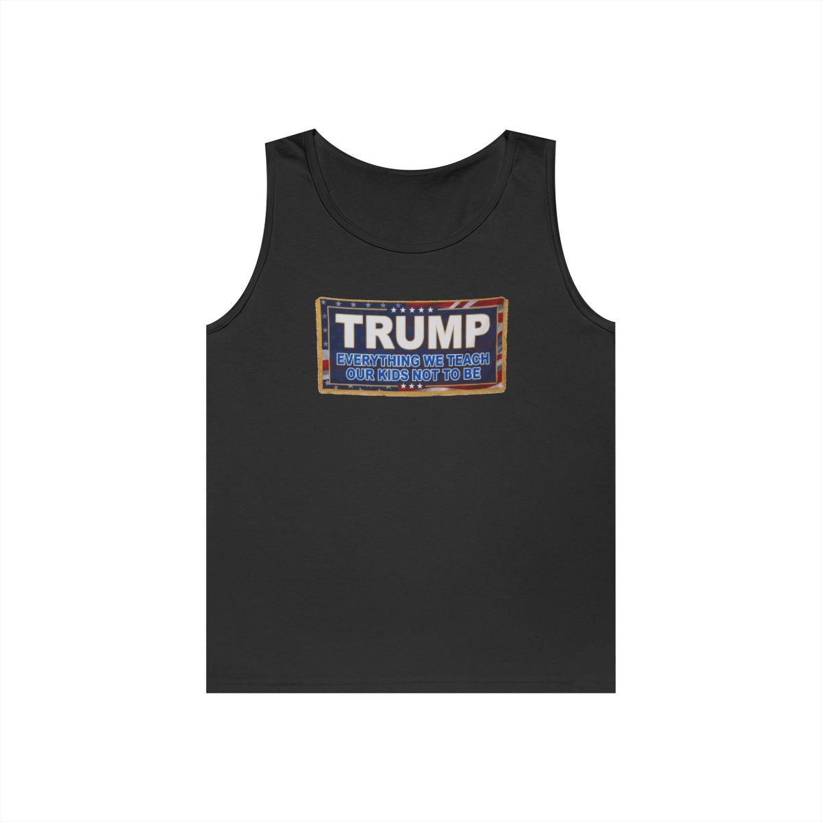 Color: Black | Trump Teach Our Kids Tank Top