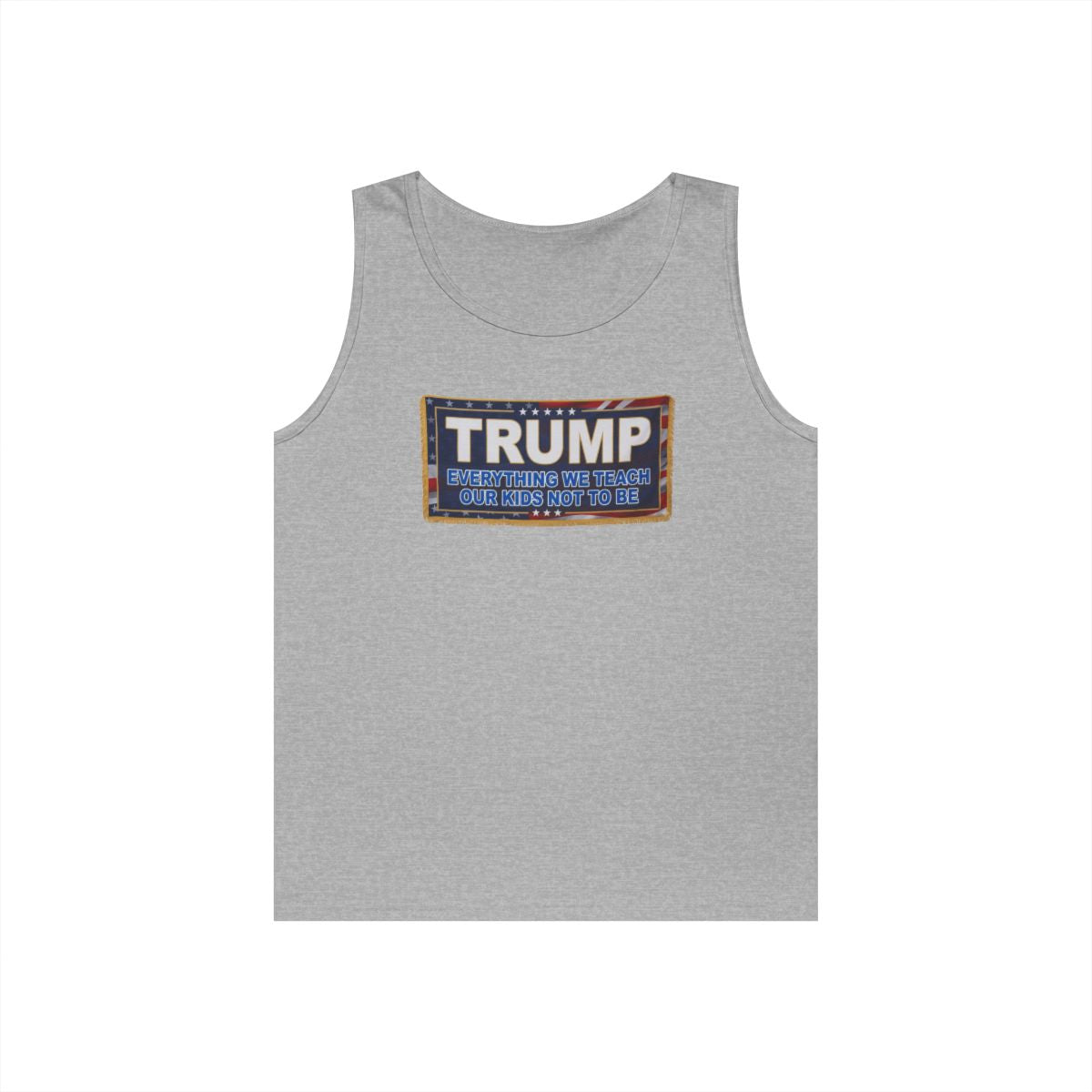 Color: Sport Grey | Trump Teach Our Kids Tank Top