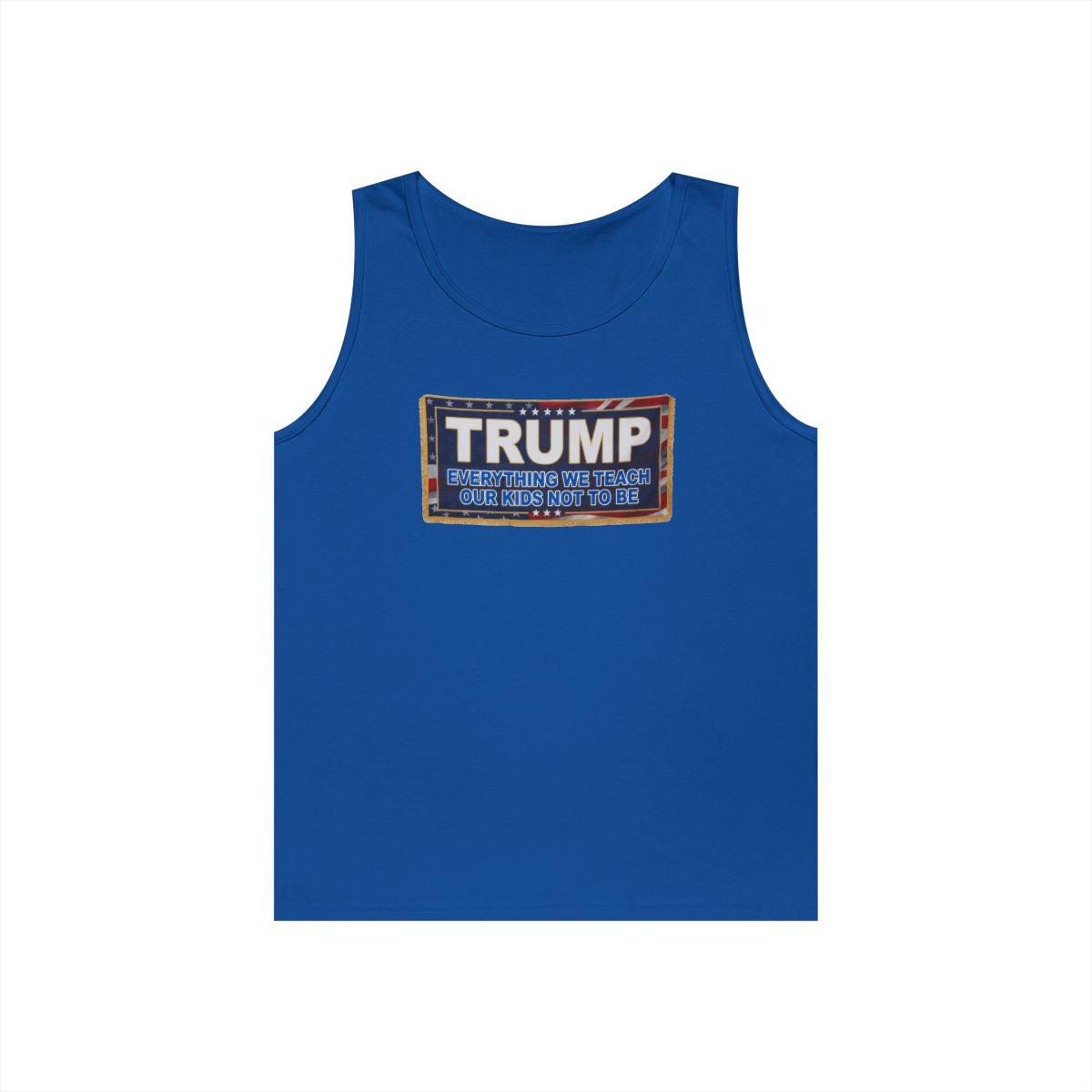 Color: Royal | Trump Teach Our Kids Tank Top