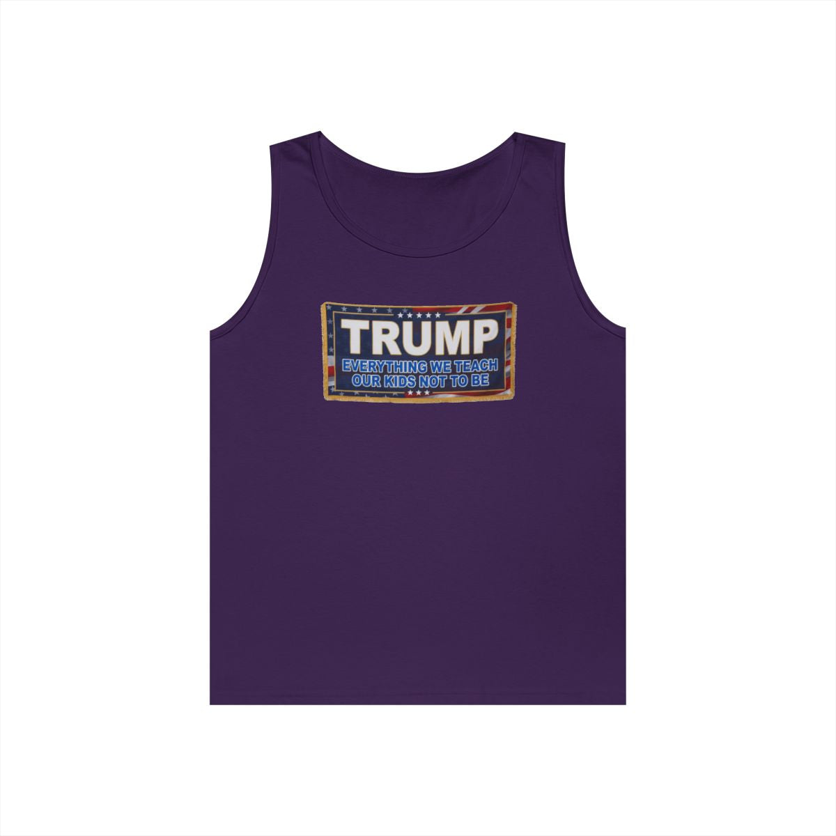 Color: Purple | Trump Teach Our Kids Tank Top