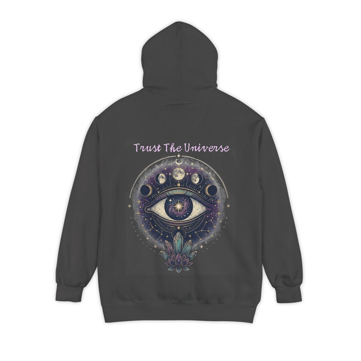 Color: Pepper | Trust the Universe Garment-Dyed Hoodie