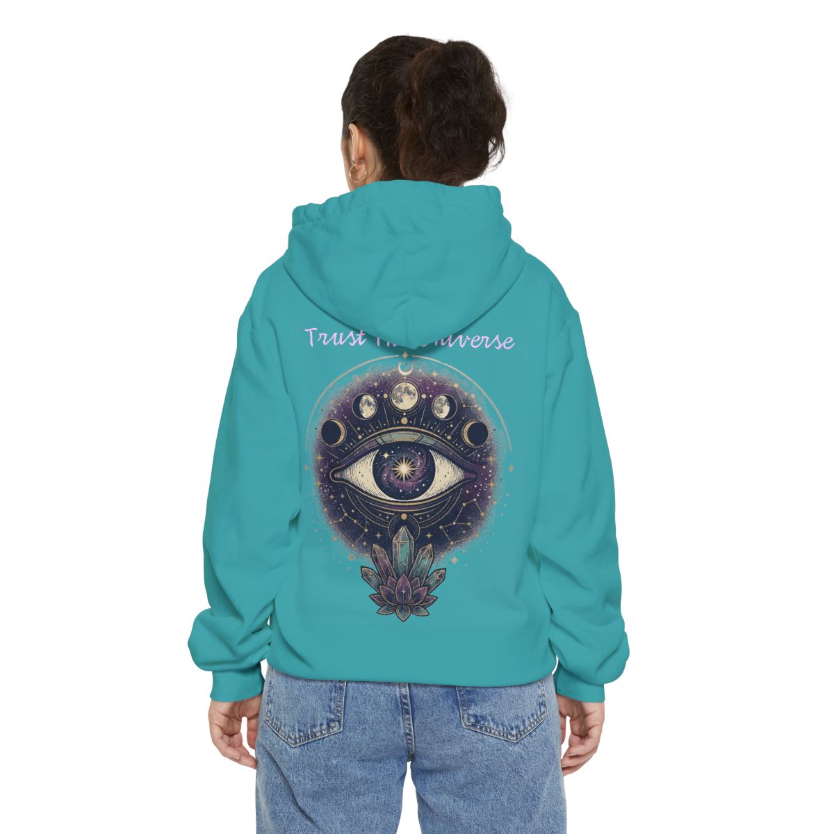 Color: Seafoam | Trust the Universe Garment-Dyed Hoodie