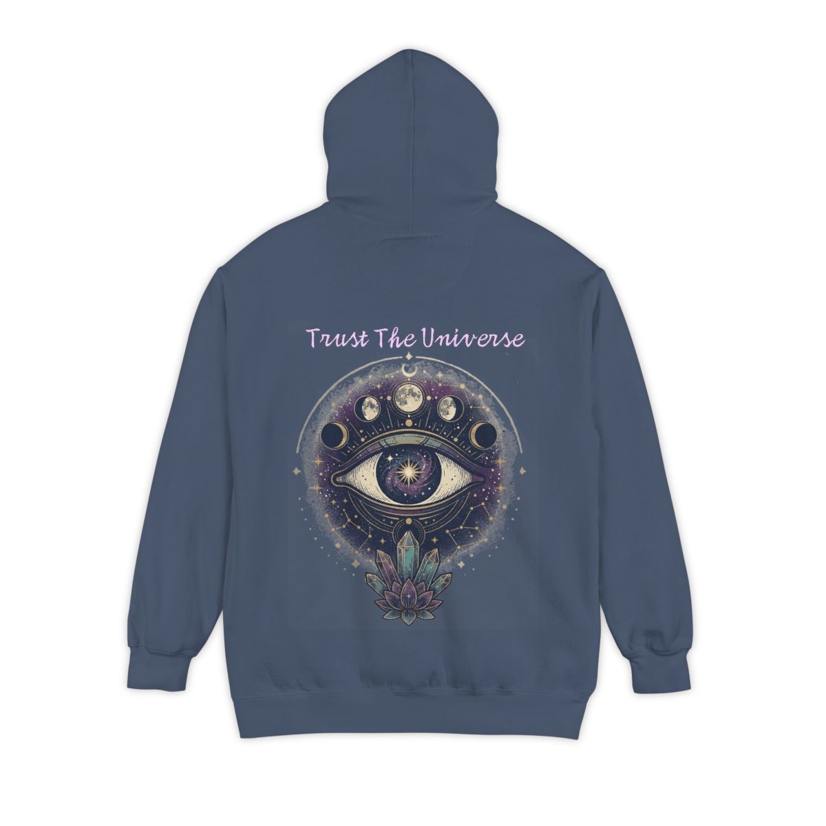 Color: Denim | Trust the Universe Garment-Dyed Hoodie