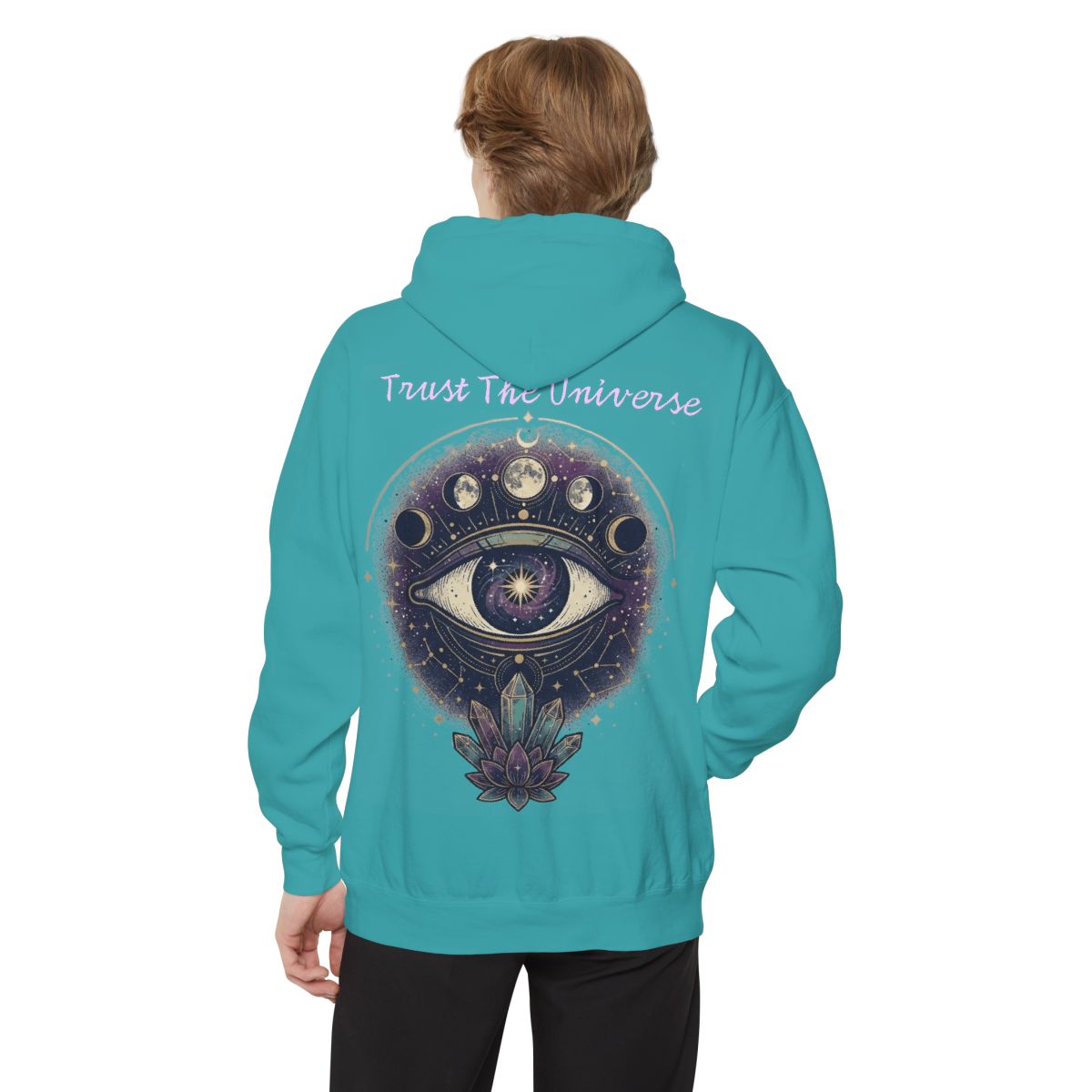 Color: Seafoam | Trust the Universe Garment-Dyed Hoodie