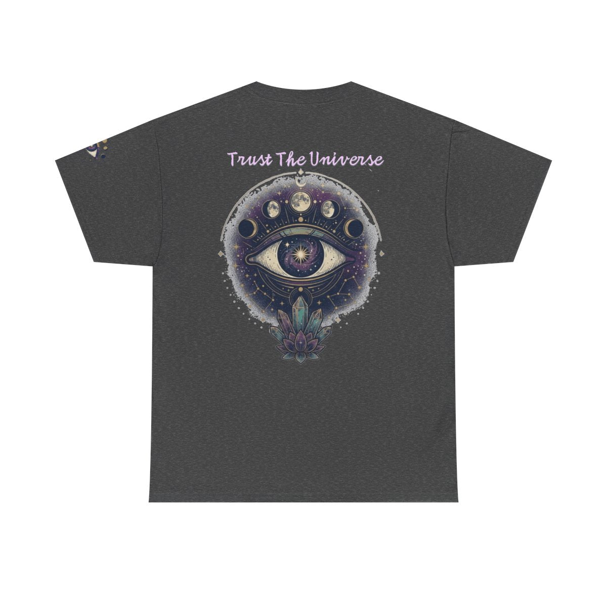 Color: Dark Heather | Trust the Universe Premium Graphic Tee