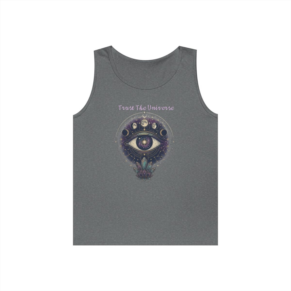 Color: Graphite Heather | Trust the Universe Tank Top