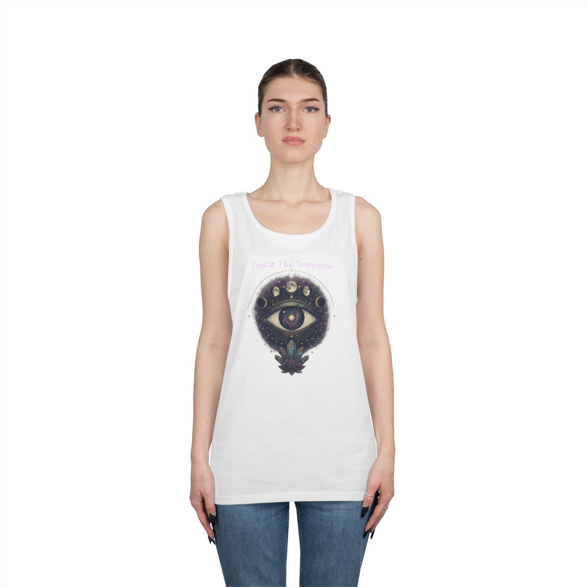 Color: White | Trust the Universe Tank Top
