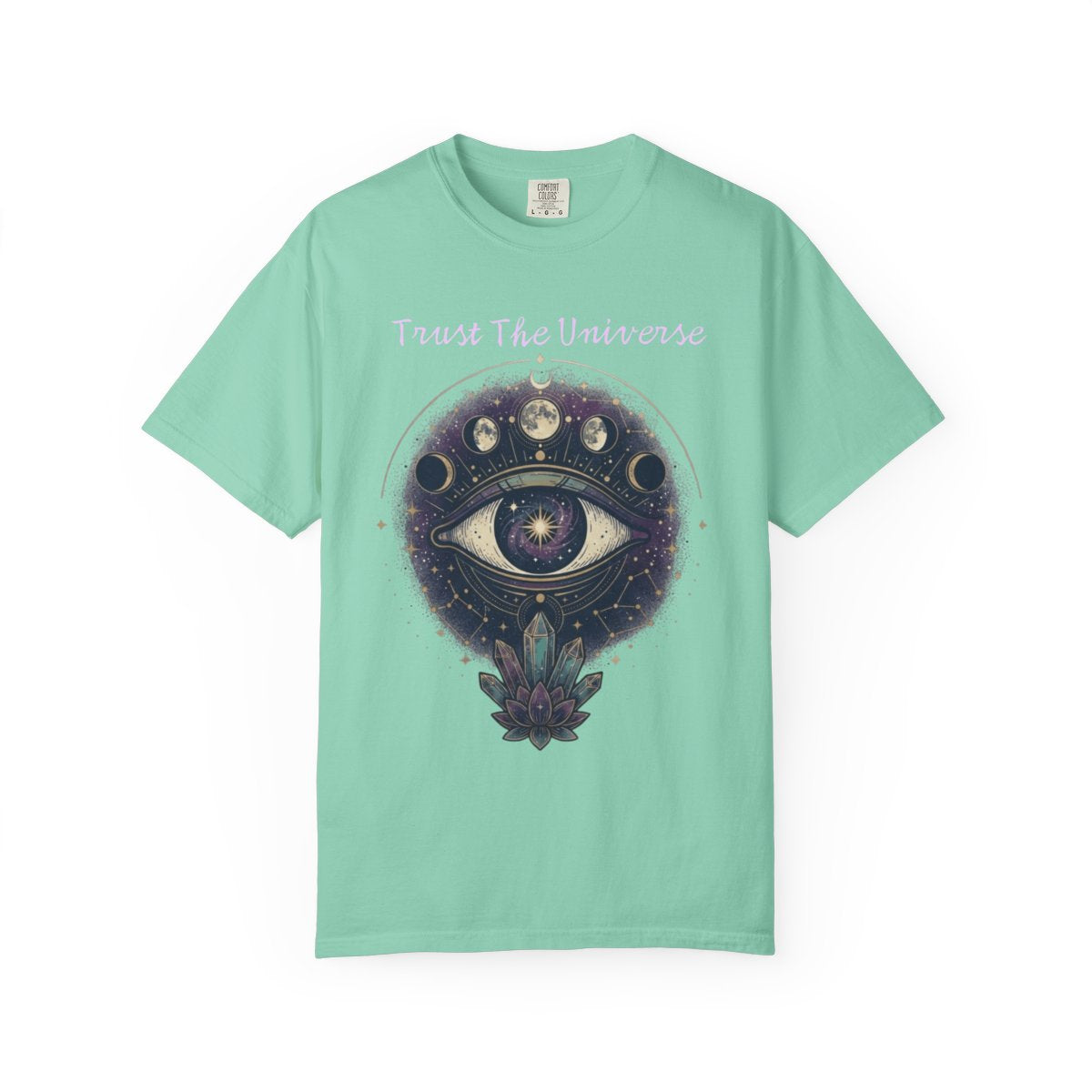 Color: Island Reef | Trust the Universe Unisex Garment-Dyed Tee