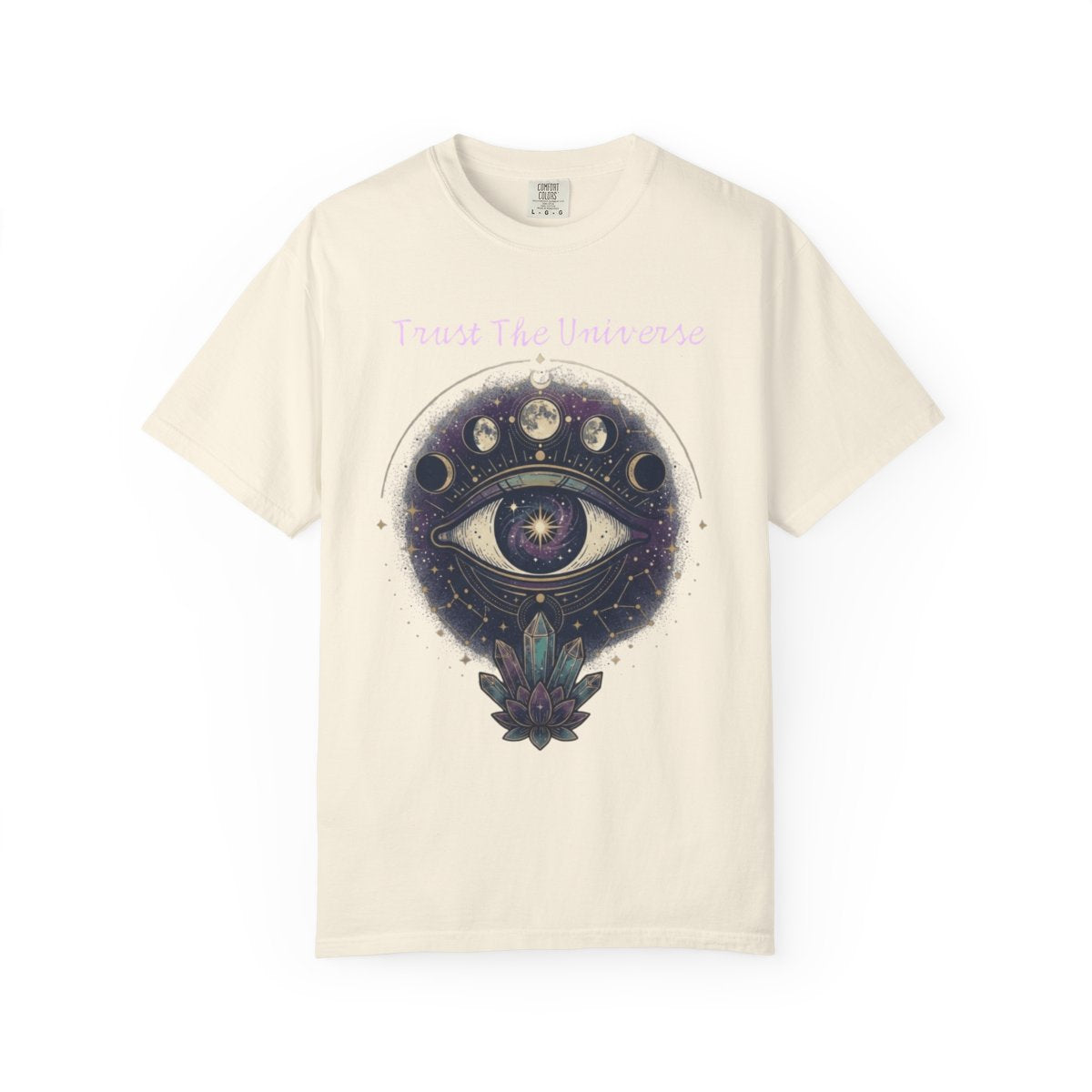Color: Ivory | Trust the Universe Unisex Garment-Dyed Tee