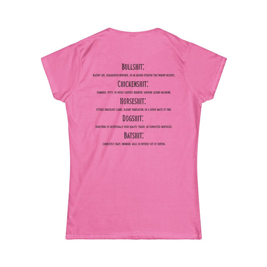 Color: Azalea | Types of Shit Women's Tee