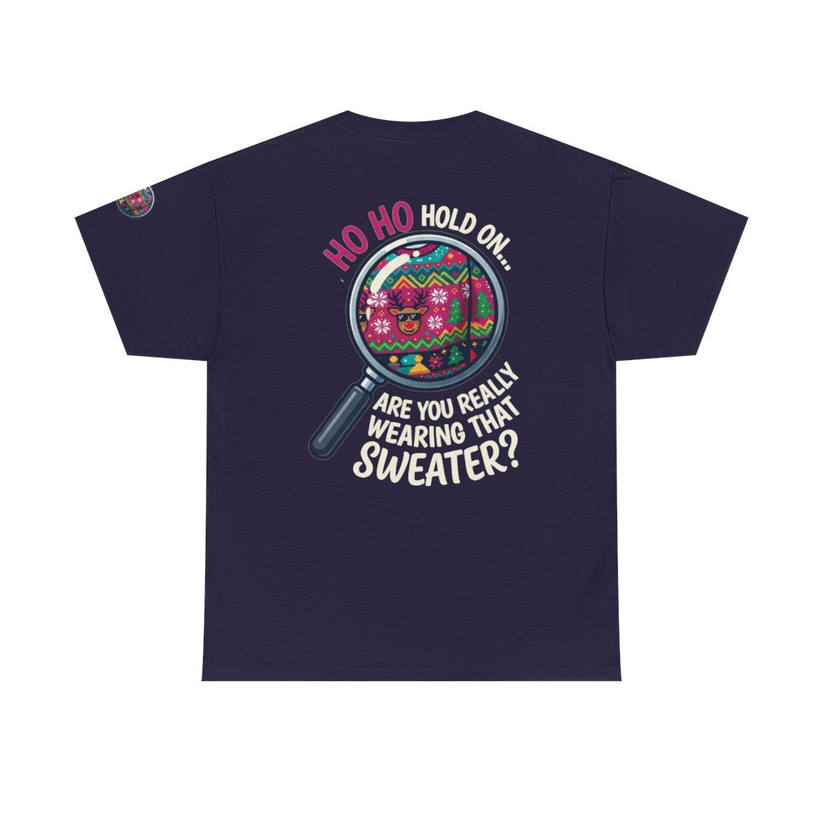 Color: Blackberry | Ugly Sweater Premium Graphic Tee