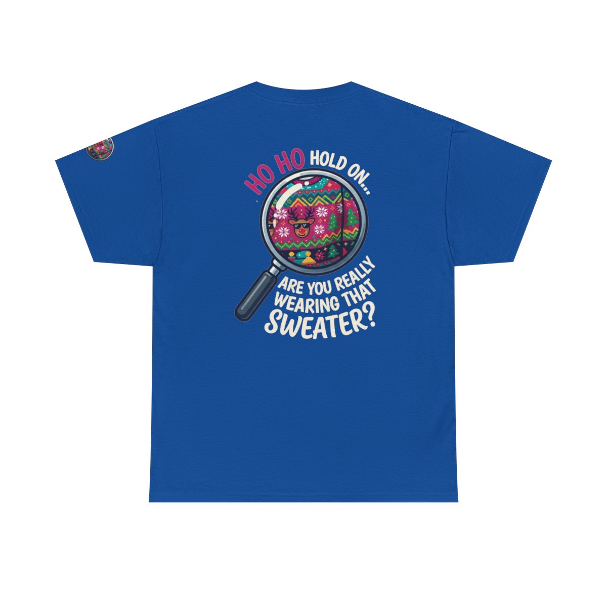 Color: Royal | Ugly Sweater Premium Graphic Tee
