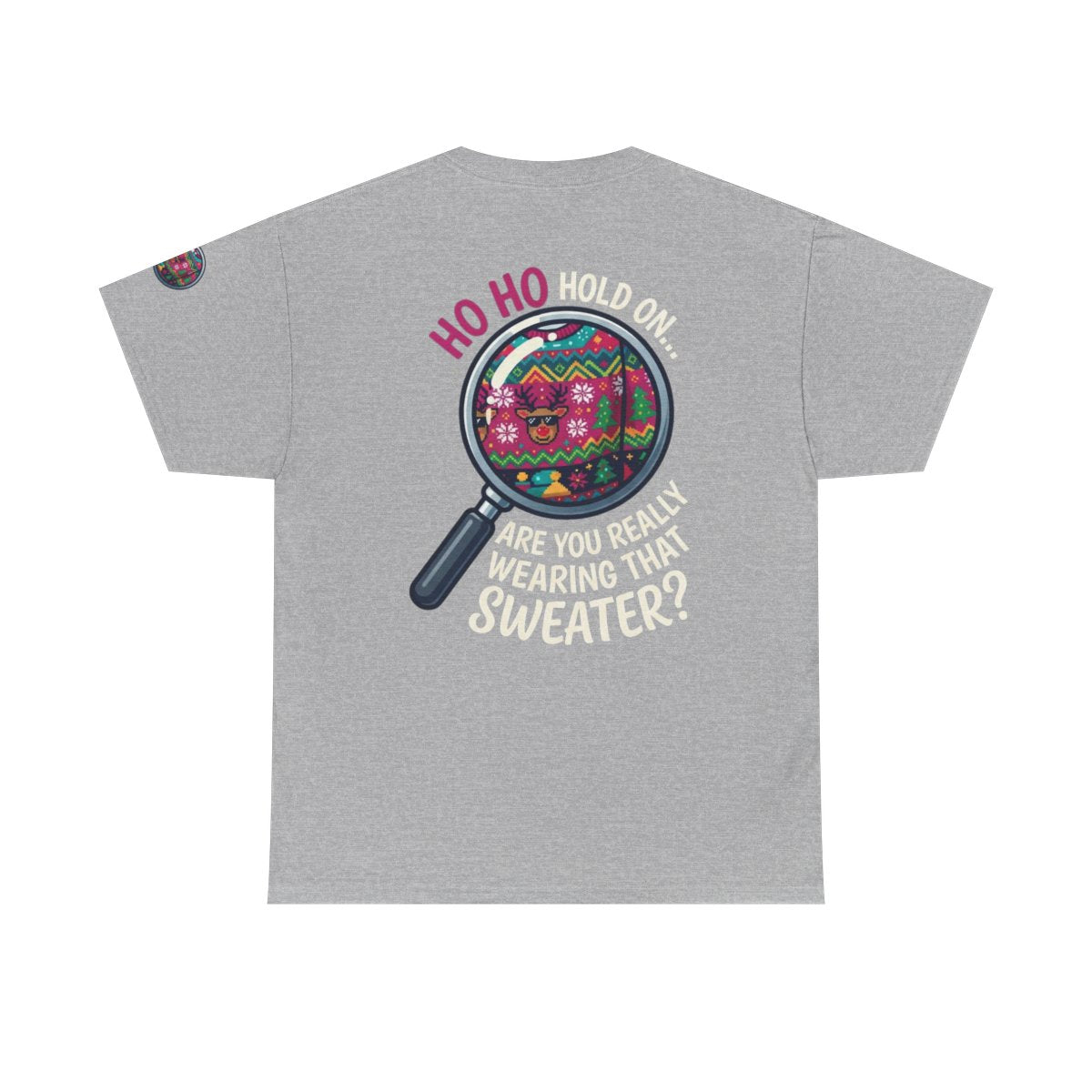 Color: Sport Grey | Ugly Sweater Premium Graphic Tee
