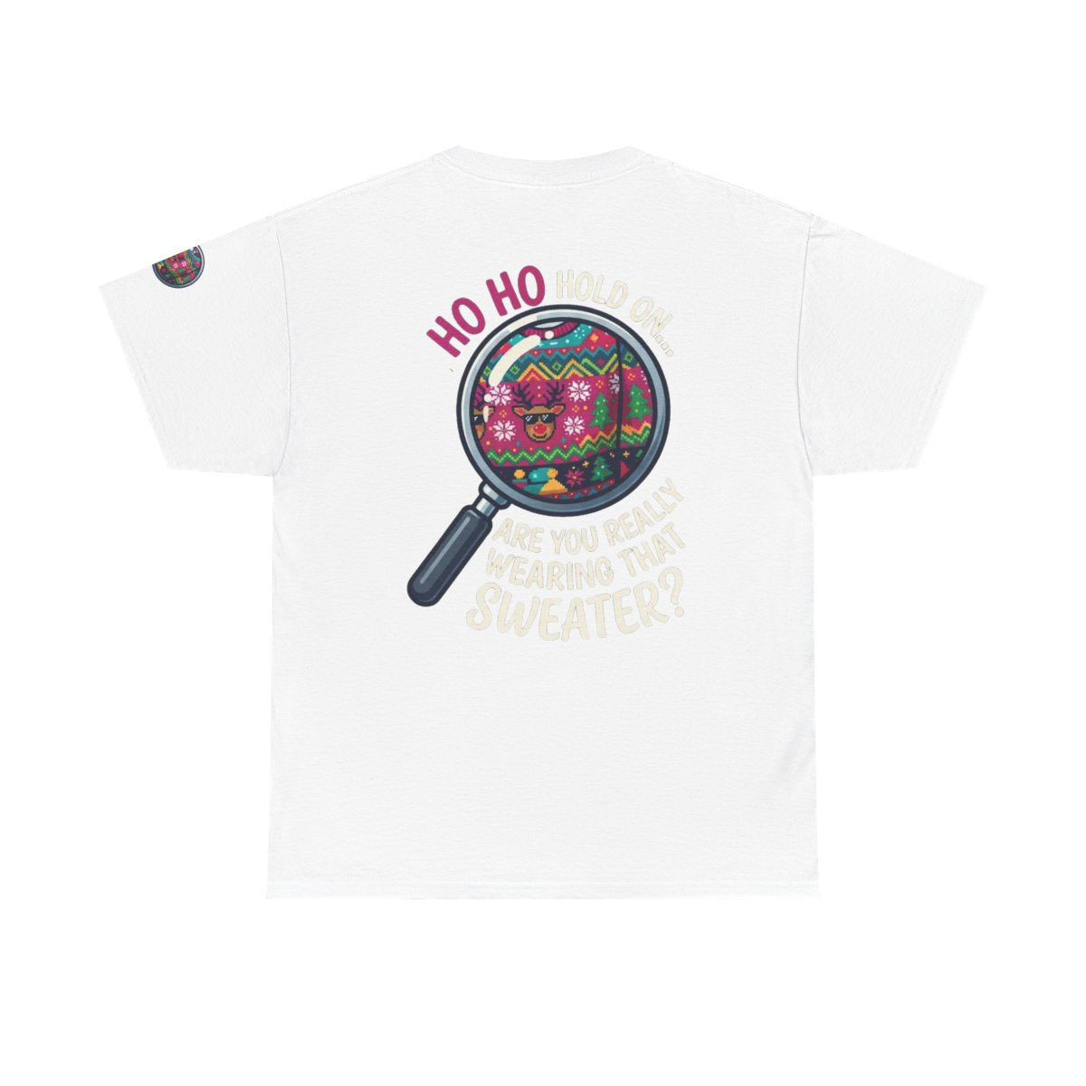 Color: White | Ugly Sweater Premium Graphic Tee