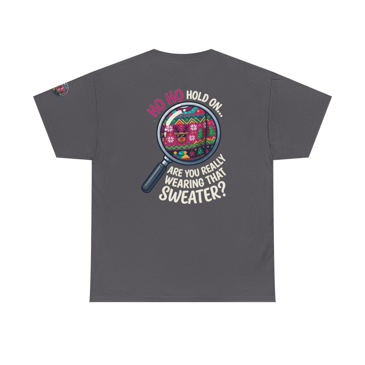 Color: Charcoal | Ugly Sweater Premium Graphic Tee