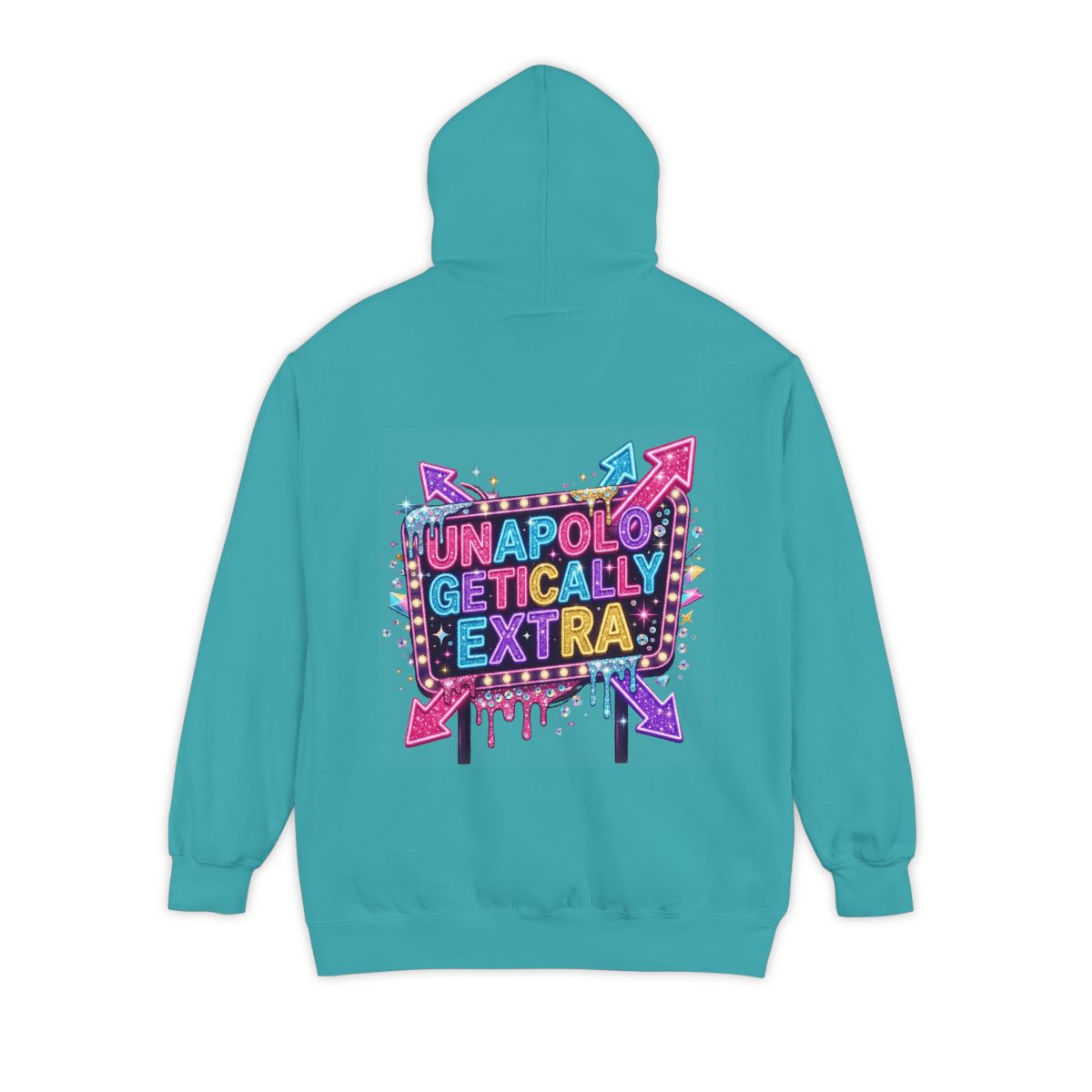 Color: Seafoam | Unapoligetically Extra Garment-Dyed Hoodie