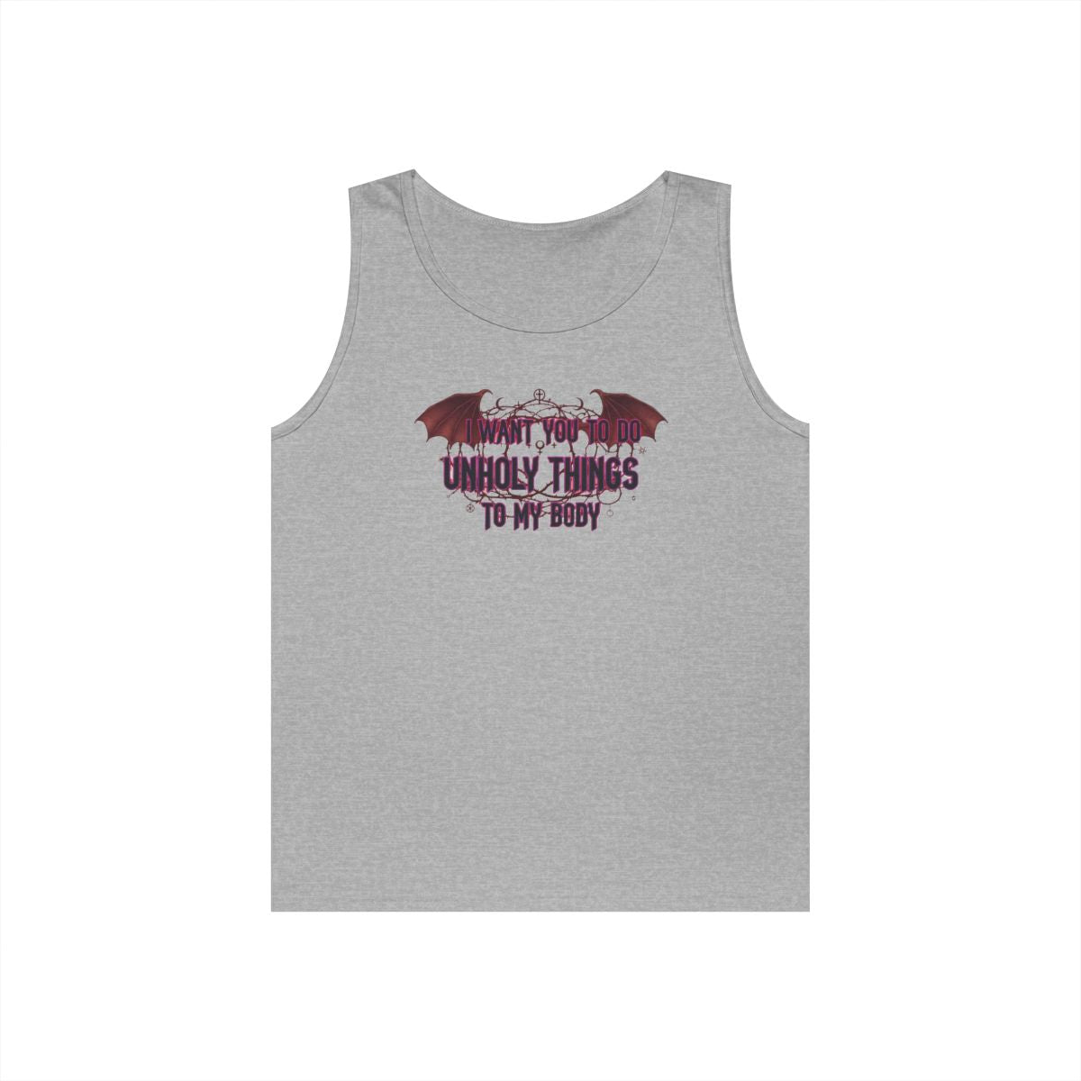 Color: Sport Grey | Unholy Things Tank Top