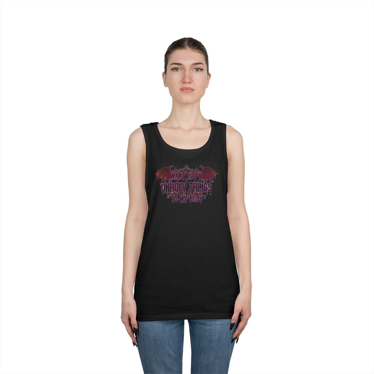 Color: Black | Unholy Things Tank Top