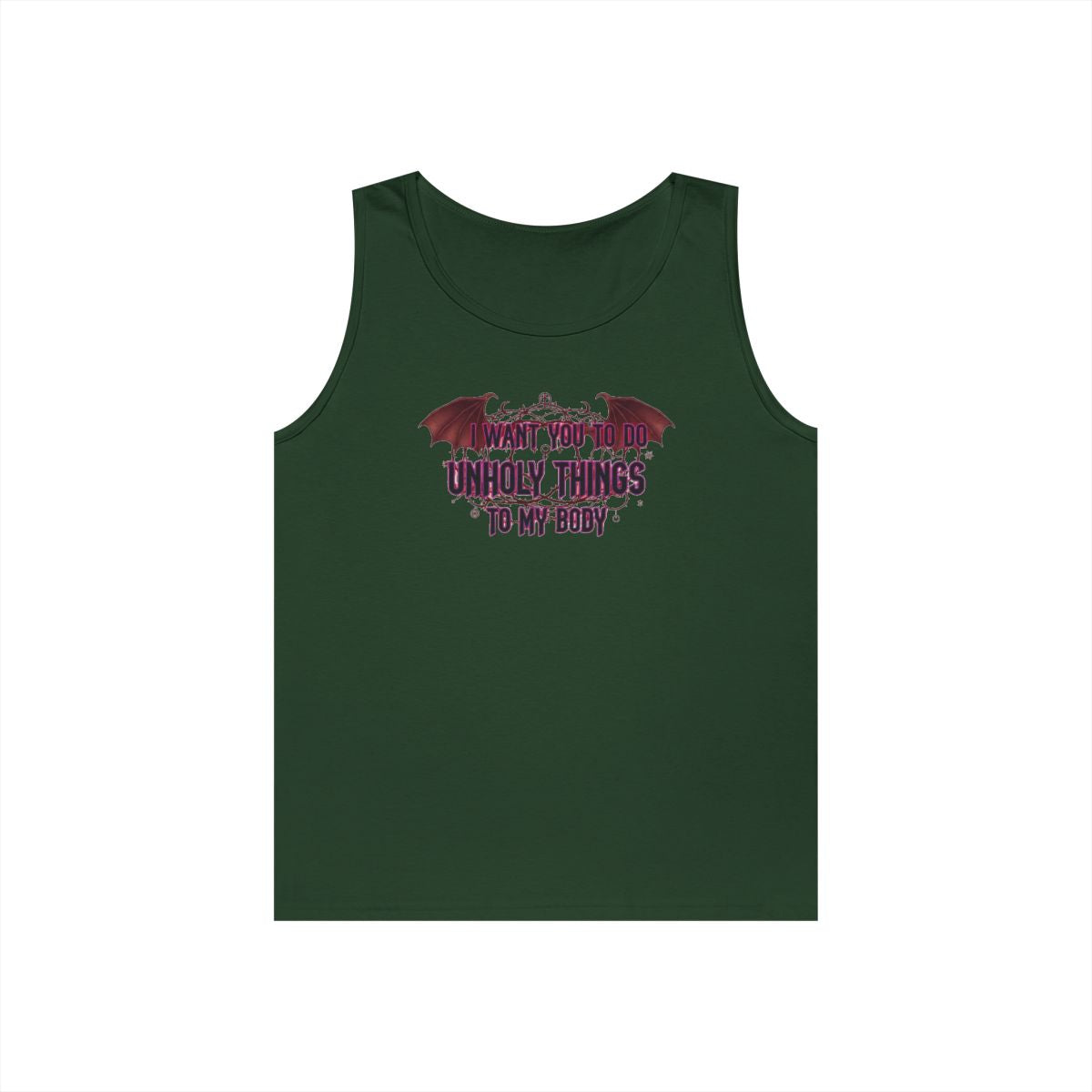 Color: Forest Green | Unholy Things Tank Top