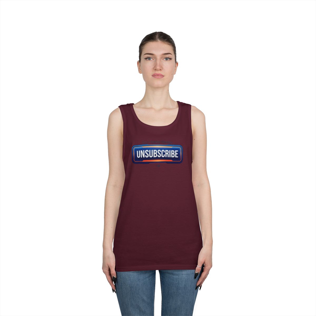 Color: Maroon | Unsubscribe From Family Politics Tank Top