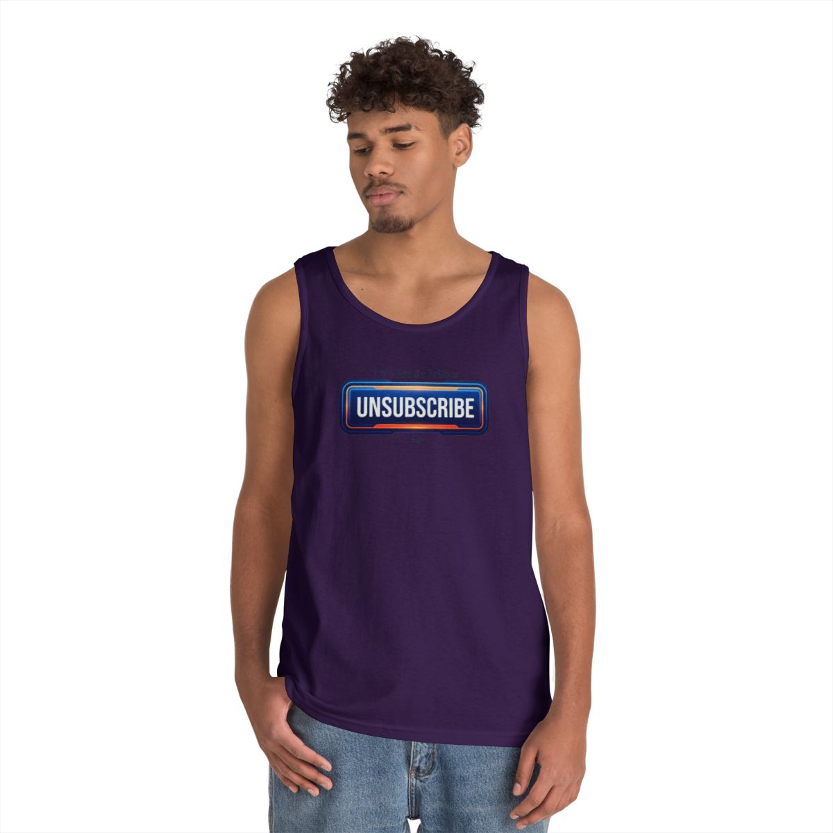 Color: Purple | Unsubscribe From Family Politics Tank Top