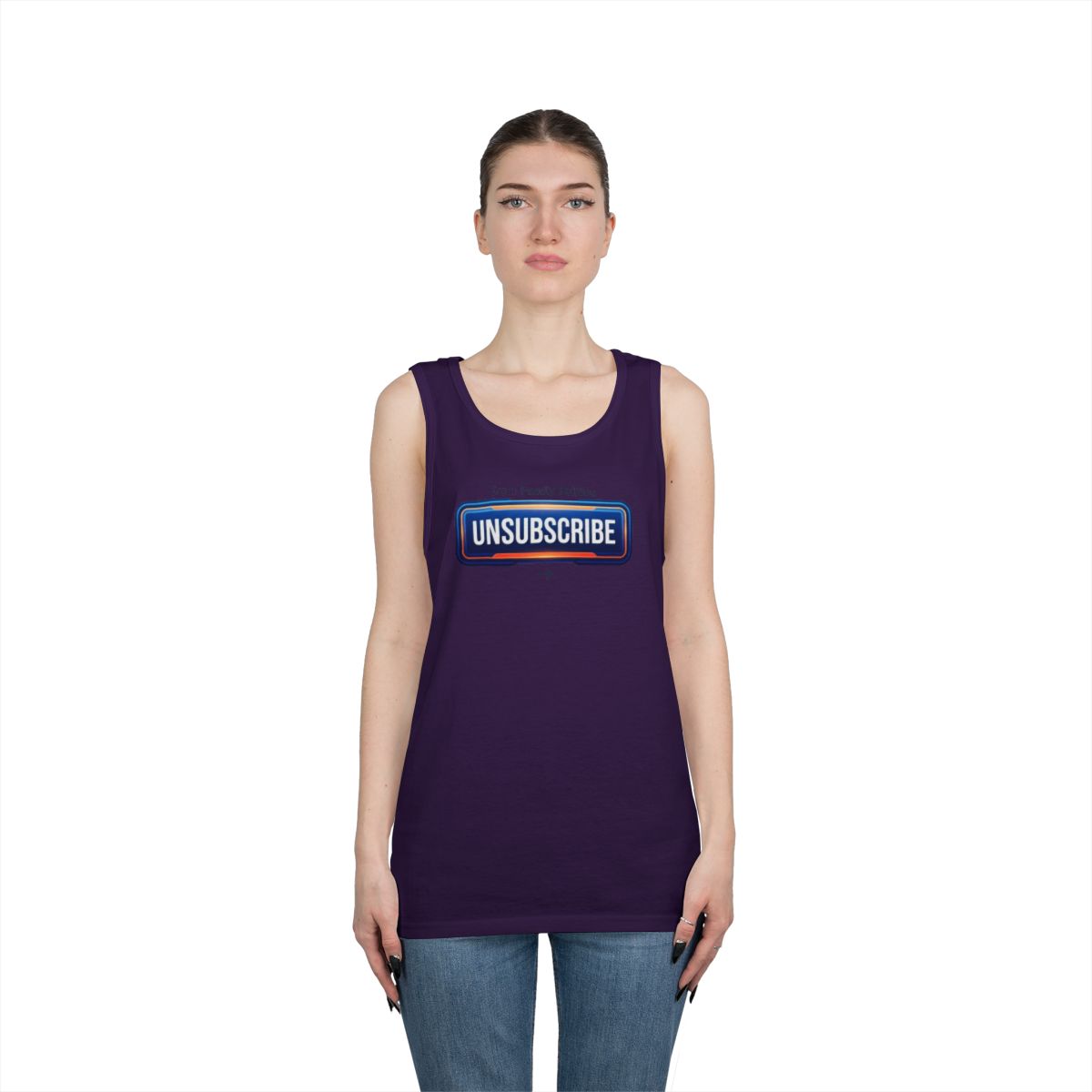 Color: Purple | Unsubscribe From Family Politics Tank Top