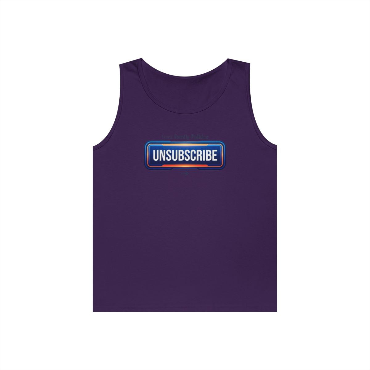Color: Purple | Unsubscribe From Family Politics Tank Top