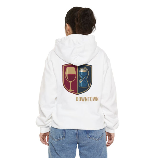 Color: White | Uptown-Downtown Garment-Dyed Hoodie
