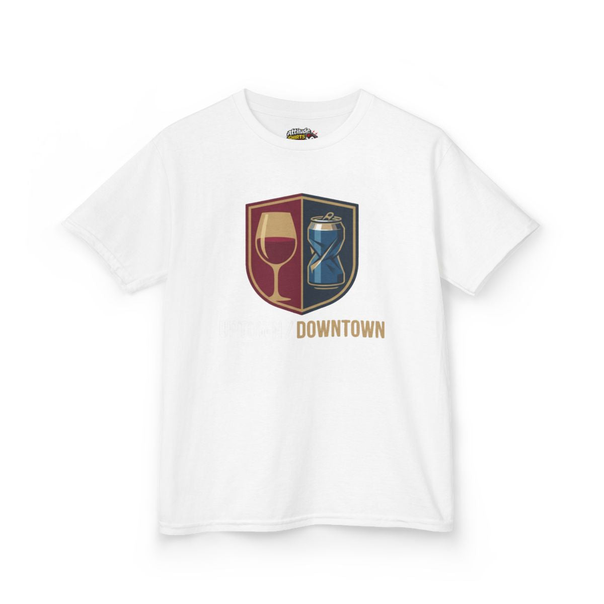 Color: White | Uptown-Downtown Kids Tee