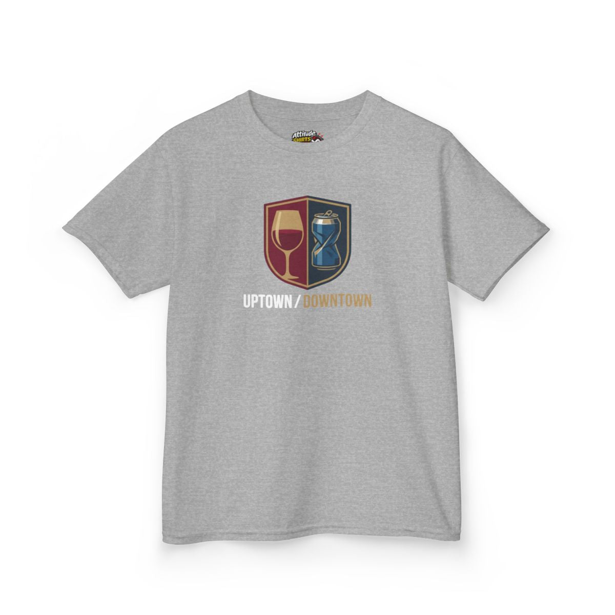 Color: Sport Grey | Uptown-Downtown Kids Tee