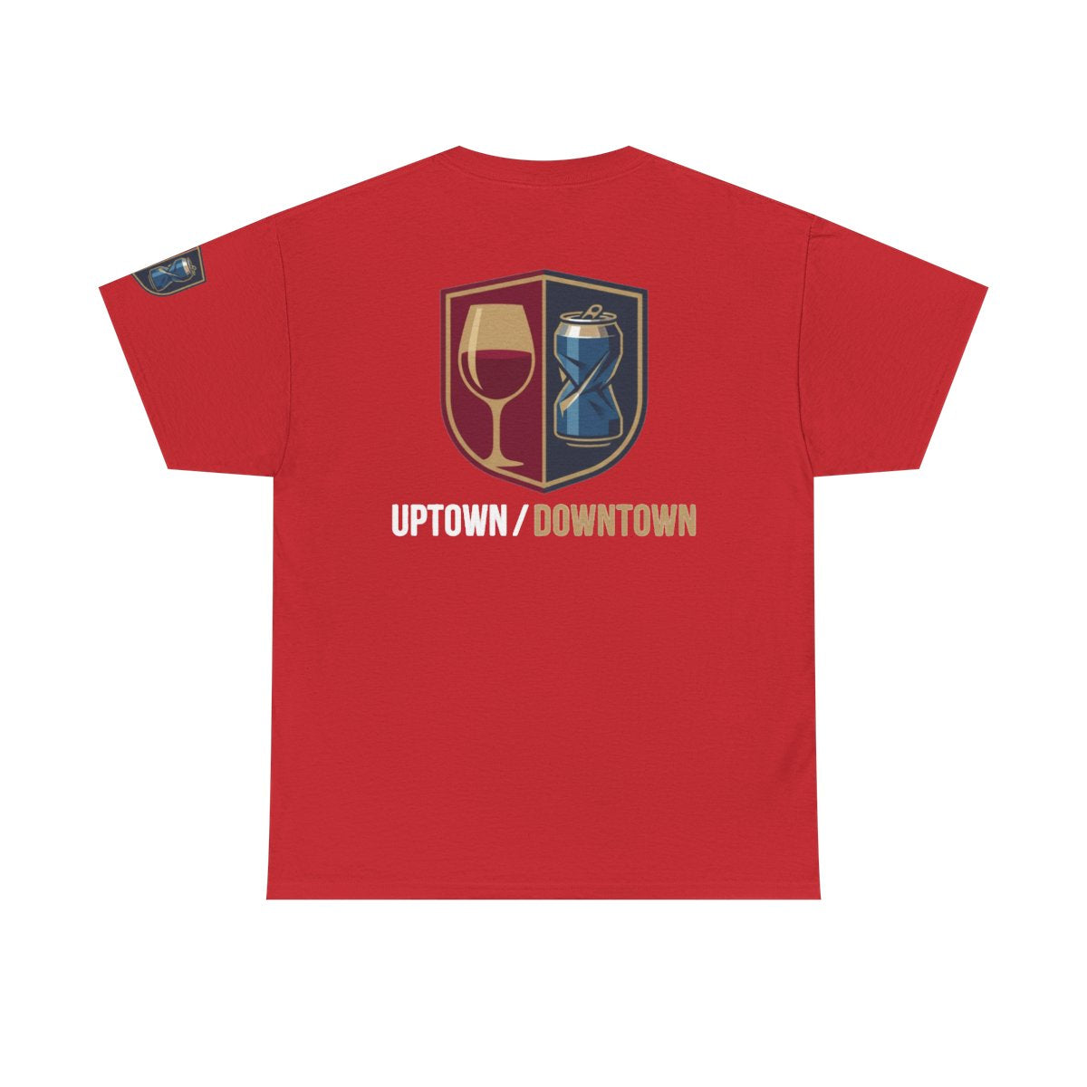 Color: Red | Uptown-Downtown Premium Graphic Tee