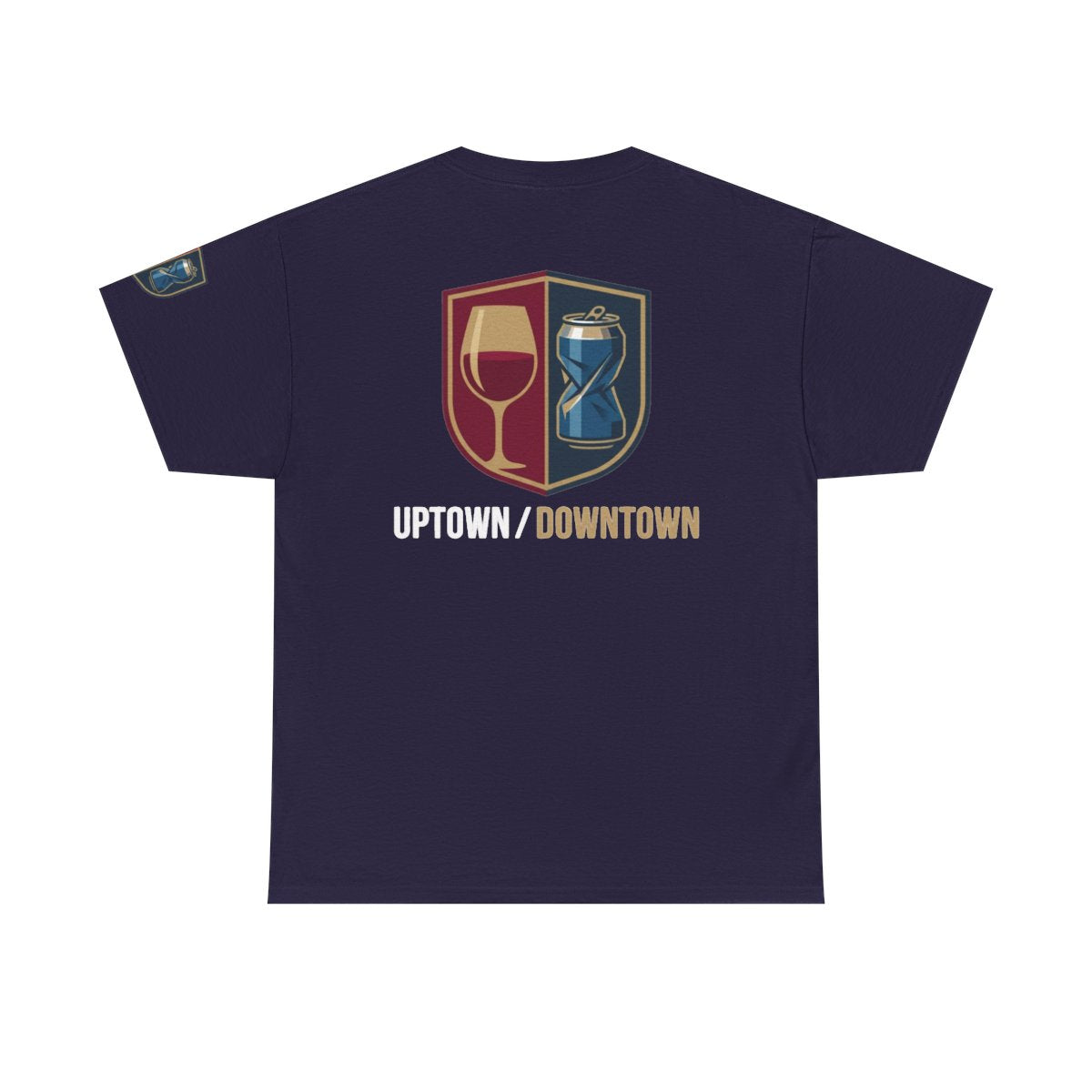 Color: Blackberry | Uptown-Downtown Premium Graphic Tee