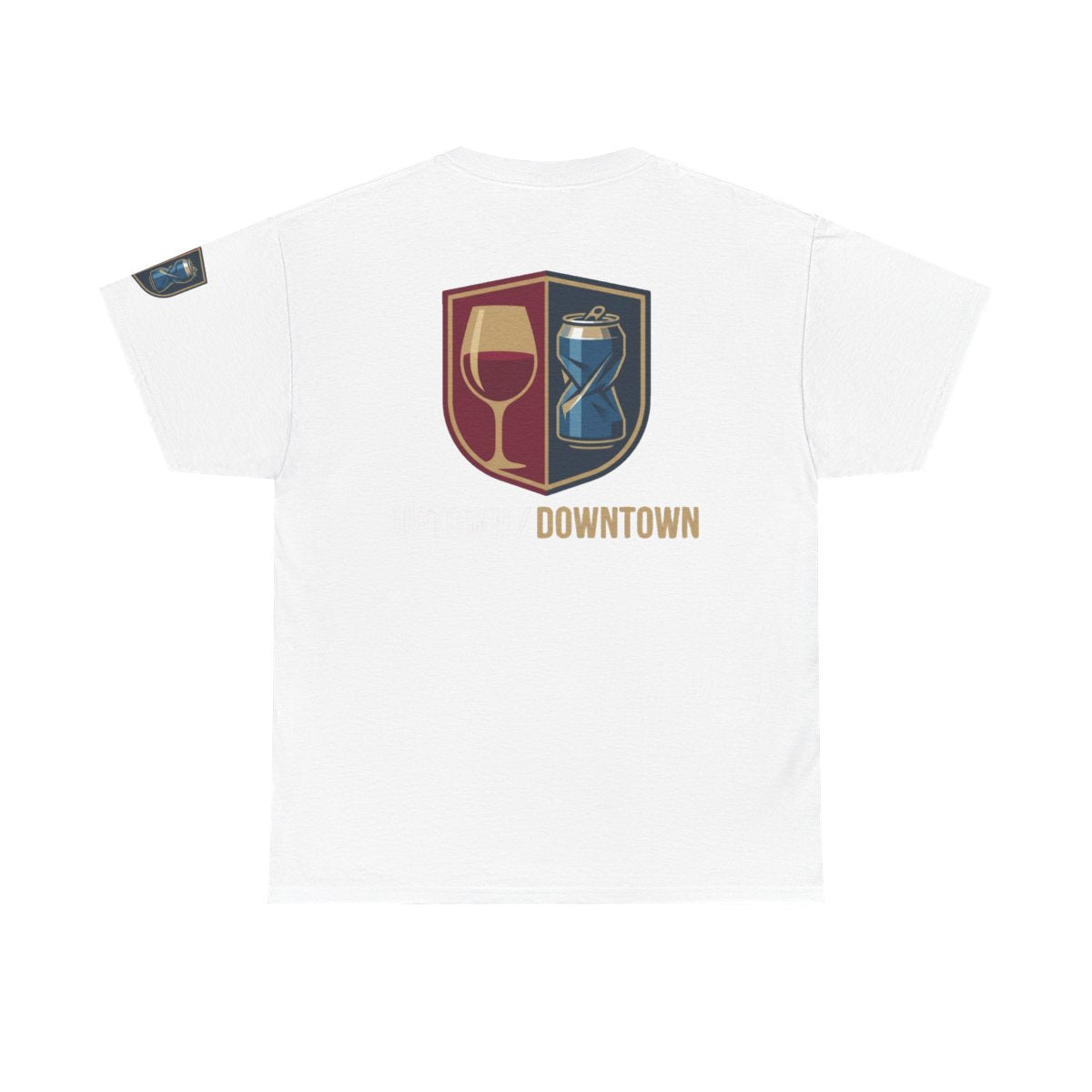 Color: White | Uptown-Downtown Premium Graphic Tee