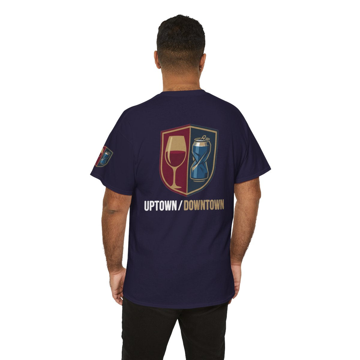 Color: Blackberry | Uptown-Downtown Premium Graphic Tee