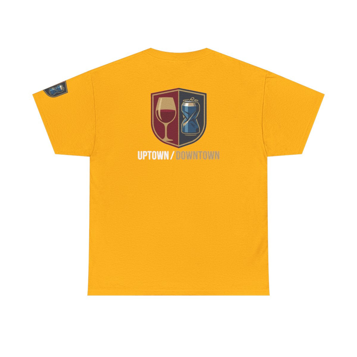 Color: Gold | Uptown-Downtown Premium Graphic Tee