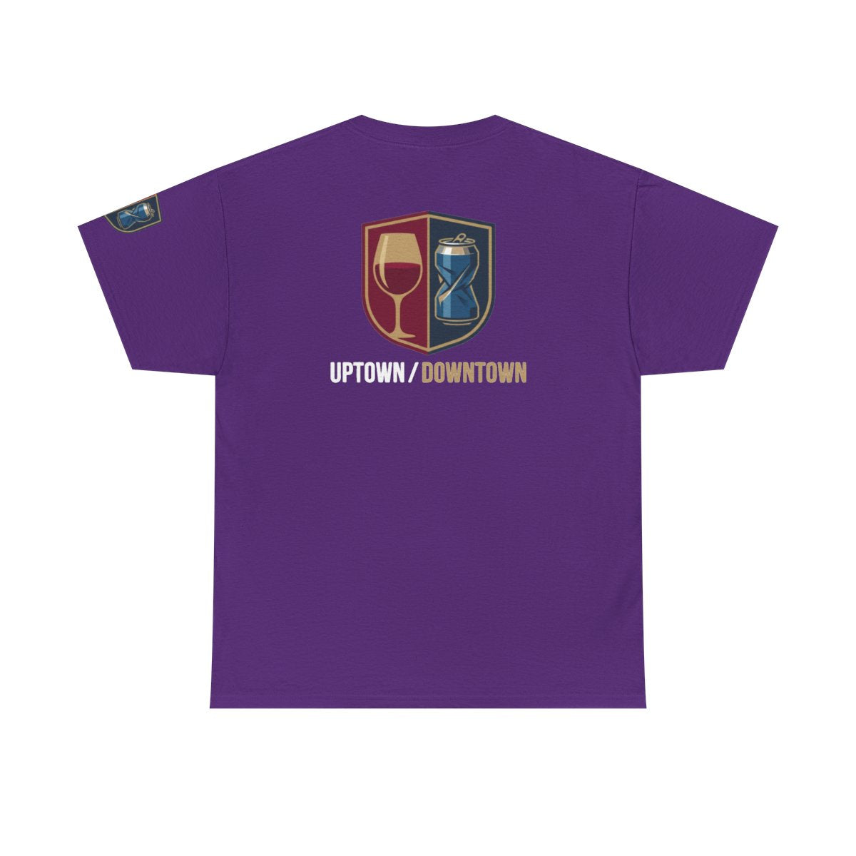 Color: Purple | Uptown-Downtown Premium Graphic Tee