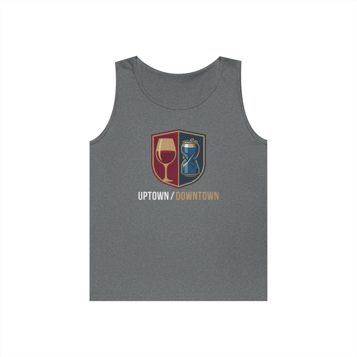 Color: Graphite Heather | Uptown-Downtown Tank Top
