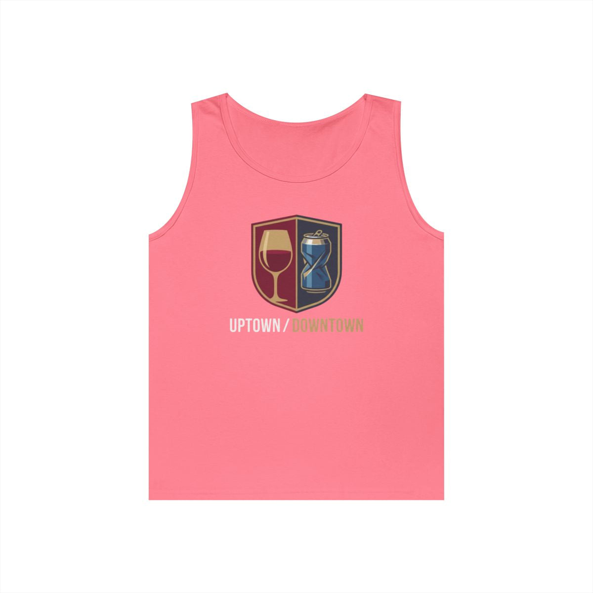 Color: Safety Pink | Uptown-Downtown Tank Top